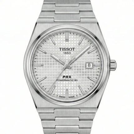 Tissot PRX T137207 POWERMATIC 80 Automatic White Dial Stainless Steel Chain Men’s Watch