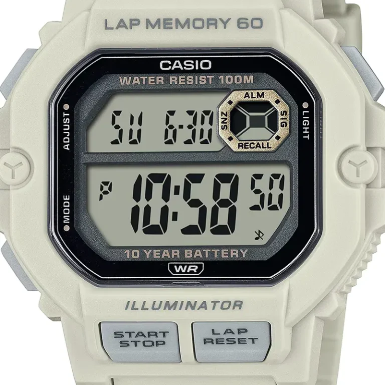 Casio WS-1400H-8AVDF side view