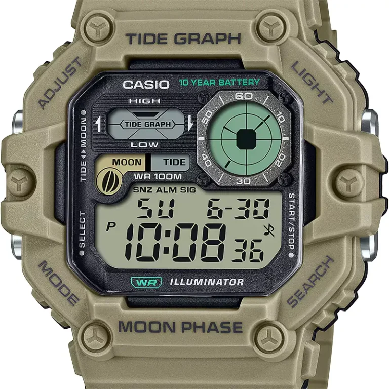 Casio WS-1700H-5AVDF side view