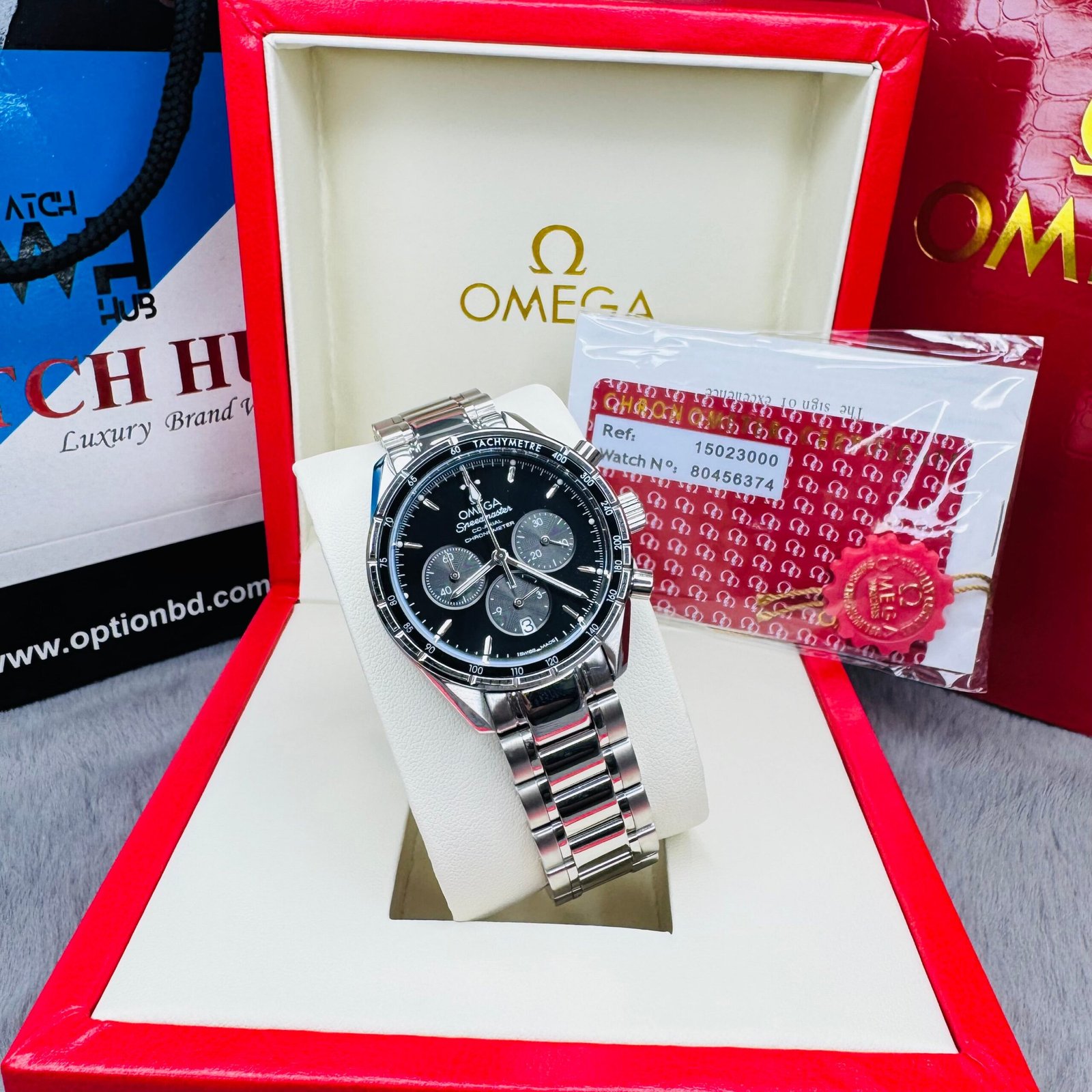 WW1324_14000_be88c56a-5199-4903-8fdb-19dd327aaef5.jpg OMEGA Speedmaster 38 Co-Axial Chronometer Chronograph Black Dial Quartz Stainless Steel Chain Men's Watch