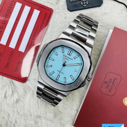 Patek Philippe Nautilus M8058 Stainless Steel Automatic Men's Luxurious Watch