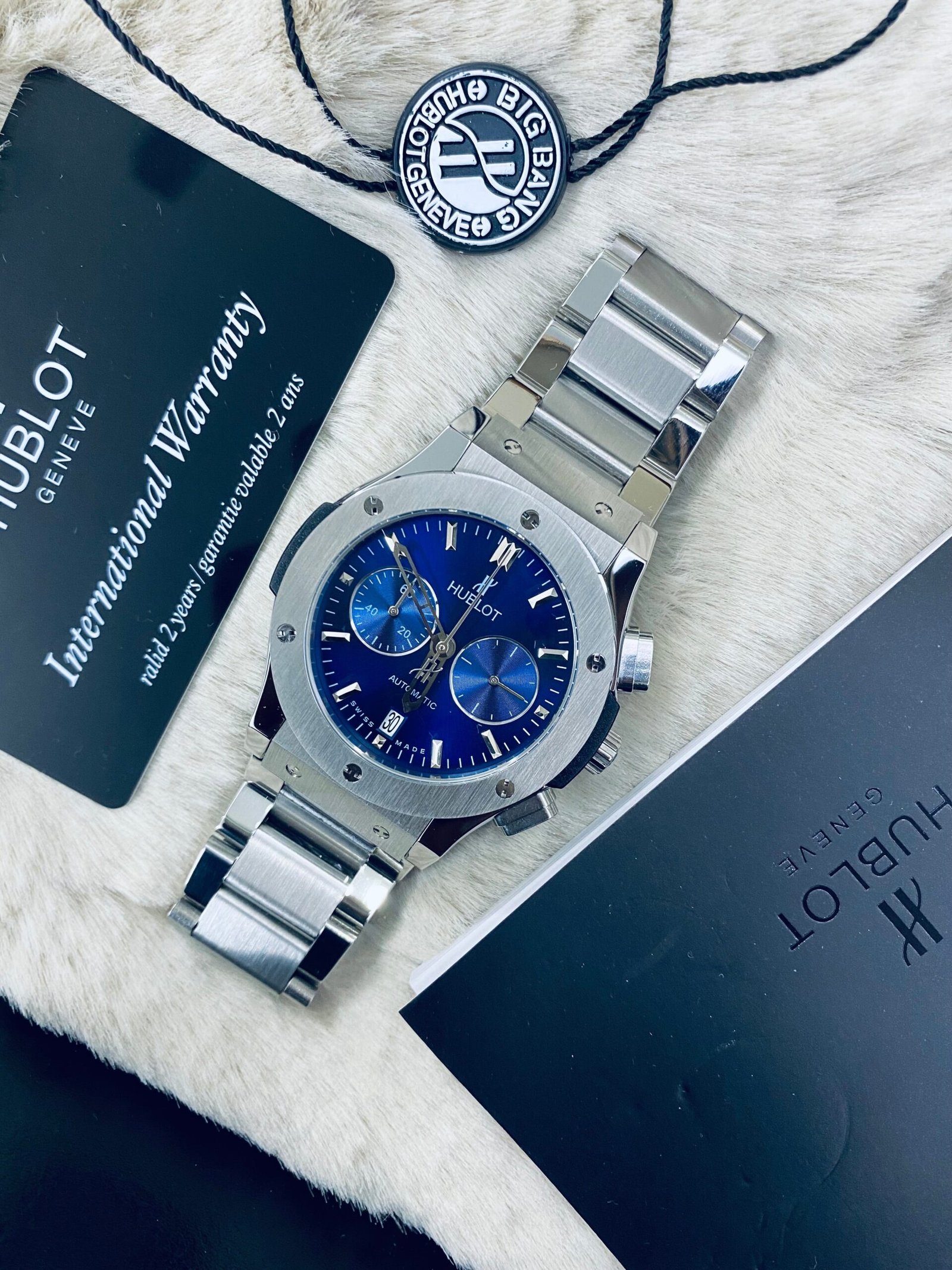 WW1822_1.jpg Hublot Big Bang Vendome Geneve 582888 Stainless Steel Quartz Europe Standard Watch For Men