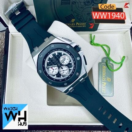 Audemars Piguet Royal Oak Offshore Chronograph Quartz Silicone Strap Men’s Watch