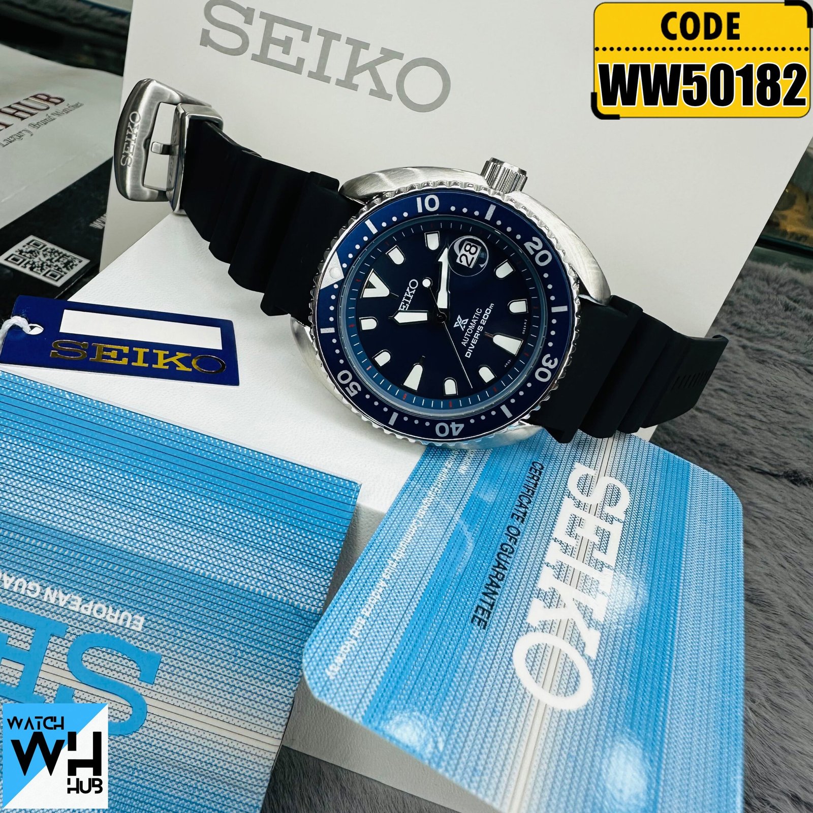 WW50182.jpg Seiko Prospex Driver 200m Silicone Strap Automatic Men’s Watch