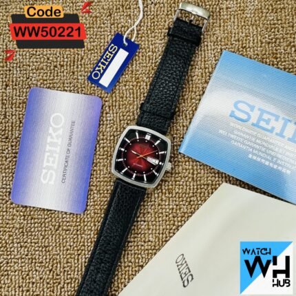 SEIKO Recraft SNKP23 Day Date ST Automatic Genuine Leather Belt Men’s Watch