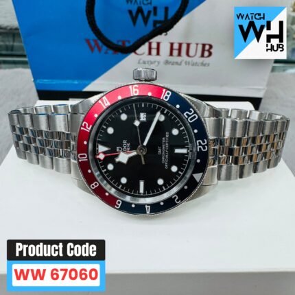 Tudor Black Bay Pepsi 41mm GMT Jubilee Stainless Steel Euro Grade Men’s Watch