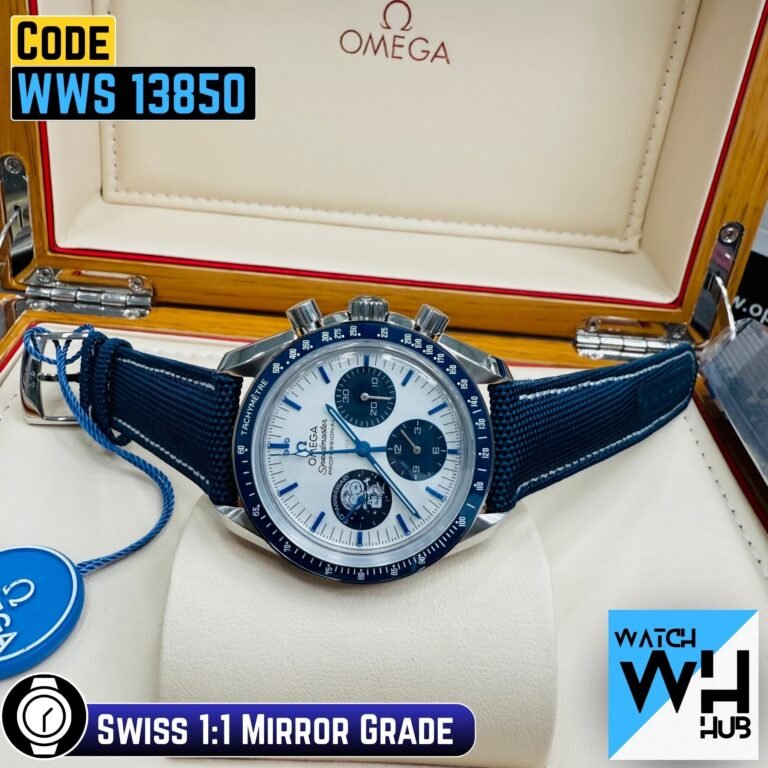 Omega Speedmaster Silver Snoopy Award 50th Anniversary Multifunctional Men's Watch