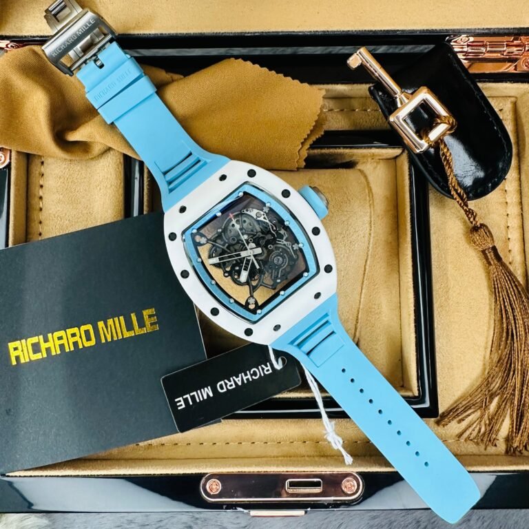 Richard Mille RM 055 Bubba Watson (RM055) SWISS Grade Silicone Strap manual wind Men's watch