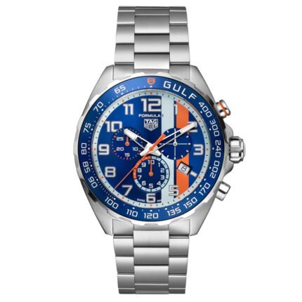 Tag Heuer Formula 1 Gulf Special Edition Chronograph Quartz Stainless Steel Chain Men’s Watch