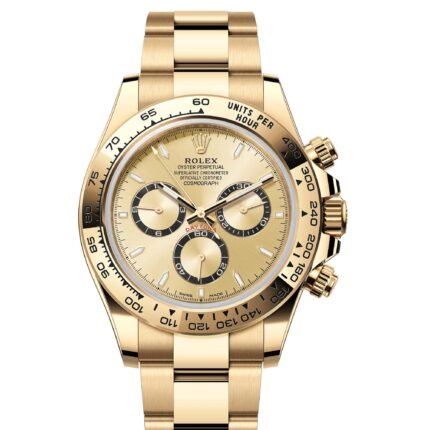 Rolex Cosmograph Daytona Full Golden-Tone Automatic Stainless Steel Chain Men’s Watch