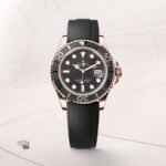 Rolex Yacht-Master Reference 126655 40mm Dual Tone Everose Gold Oysterflex Rubber Swiss Grade 1:1 Men’s Watch