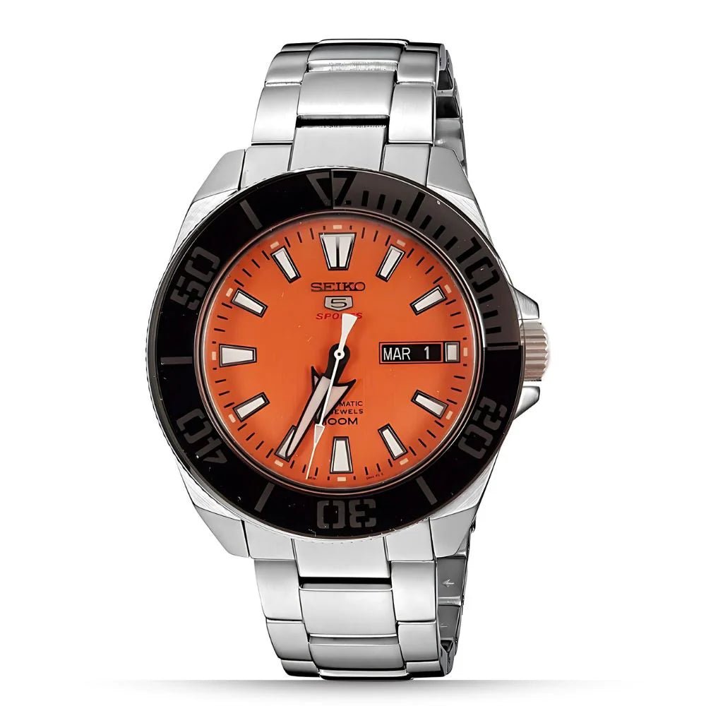 pp_eff4e428-5219-418e-b154-dcc9a50c581f.jpg Seiko 5 Sports SRPC55K1 Automatic Orange Dial Stainless Steel Automatic Men’s Watch
