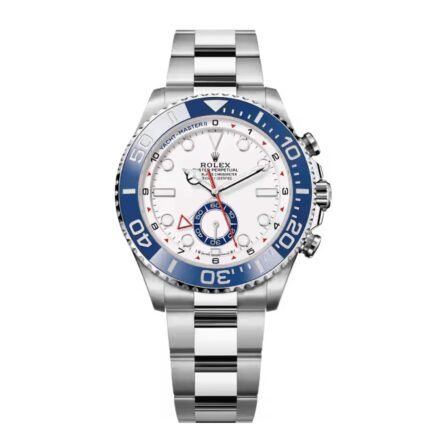 Rolex Yacht-Master II Automatic Silver Tone With White Dial Stainless Steel Chain Men’s Watch