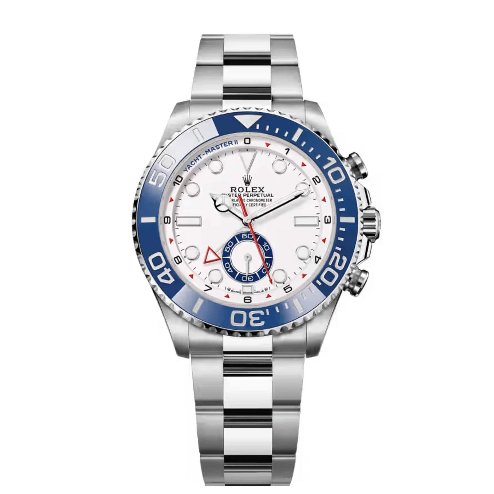 rolex-yacht-master-ii-126680-stainless-steel-white-dial-2026-rolex-1232376698.jpg Rolex Yacht-Master II Automatic Silver Tone With White Dial Stainless Steel Chain Men’s Watch