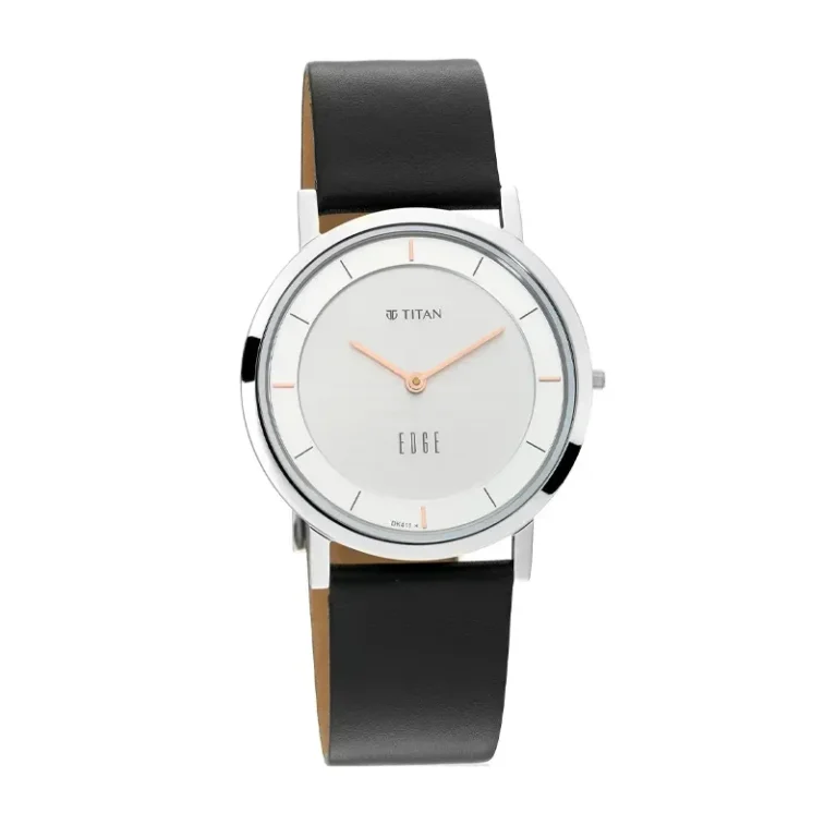 Titan Edge 1595SL06 – White Dial Quartz Men's Watch