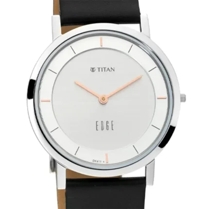 Titan Edge 1595SL06 – White Dial Quartz Men's Watch