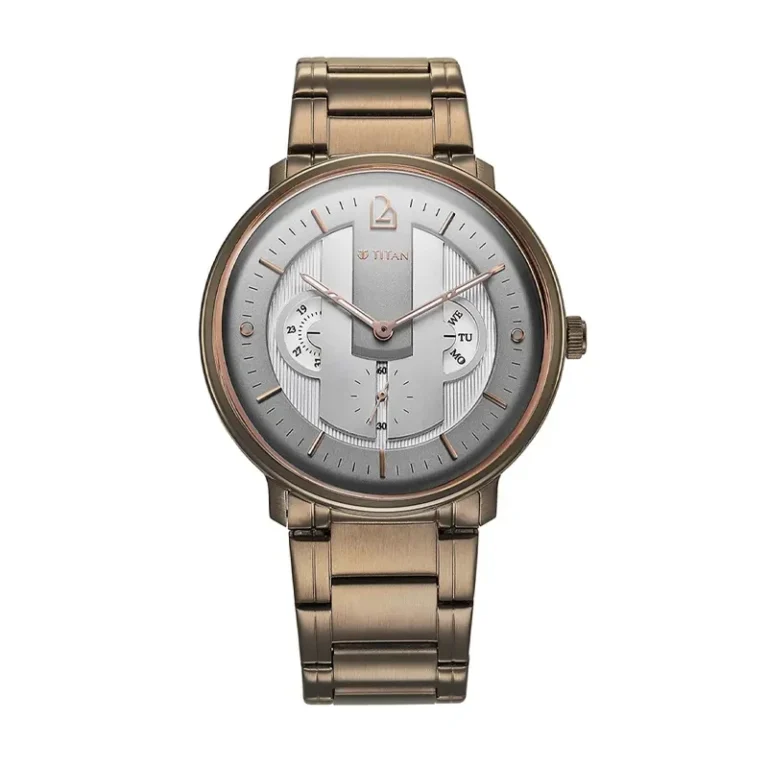 Titan Quartet 1882QM012 – Grey Dial Quartz Men's Watch