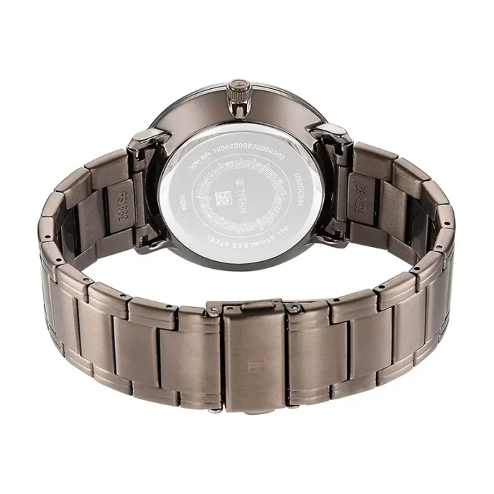 Titan Quartet 1882QM012 – Grey Dial Quartz Men's Watch