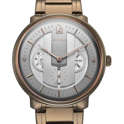 Titan Quartet 1882QM012 – Grey Dial Quartz Men's Watch - Image 5