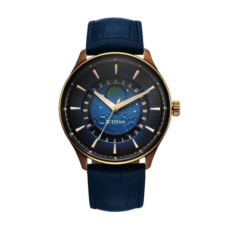 Titan Stellar 1890QL01 – Blue Dial Quartz Men's Watch