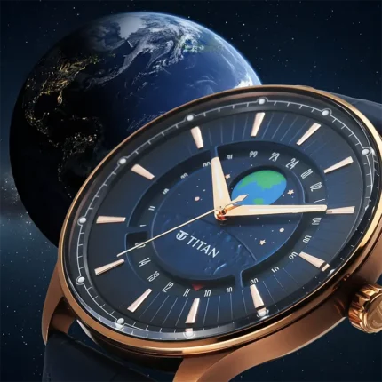 Titan Stellar 1890QL01 – Blue Dial Quartz Men's Watch - Image 6