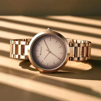 Titan Workwear 2480WM06 – Beige Dial Quartz Women's Watch