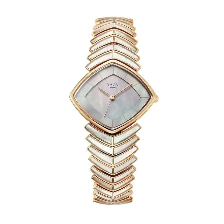 Titan Raga 95393WM03 – Mother of Pearl Dial Quartz Women's Watch