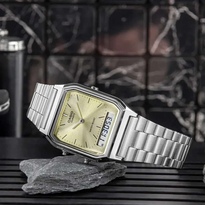 Casio AQ-230A-9AMQYDF – Vintage Analog Digital Unisex Men's Watch
