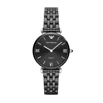 Emporio Armani Ceramica AR1487 – Black Dial Quartz Women's Watch