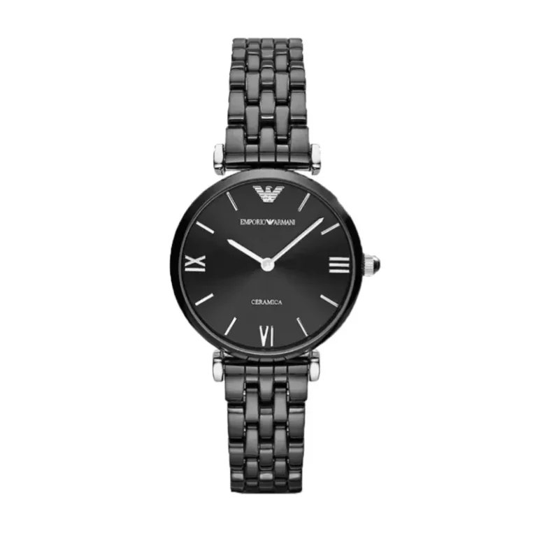Emporio Armani Ceramica AR1487 – Black Dial Quartz Women's Watch