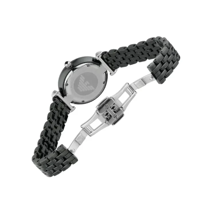 Emporio Armani Ceramica AR1487 – Black Dial Quartz Women's Watch
