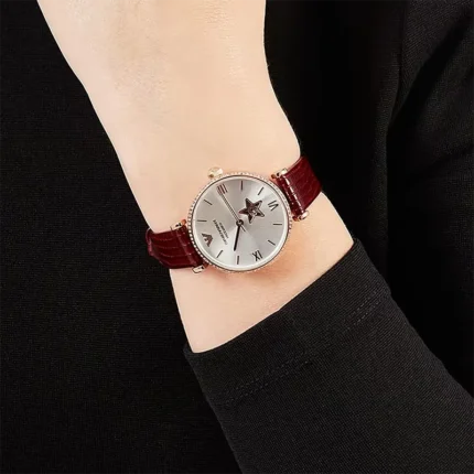 Emporio Armani Meccanico AR60044 – Silver (Open Heart) Dial Automatic Women's Watch