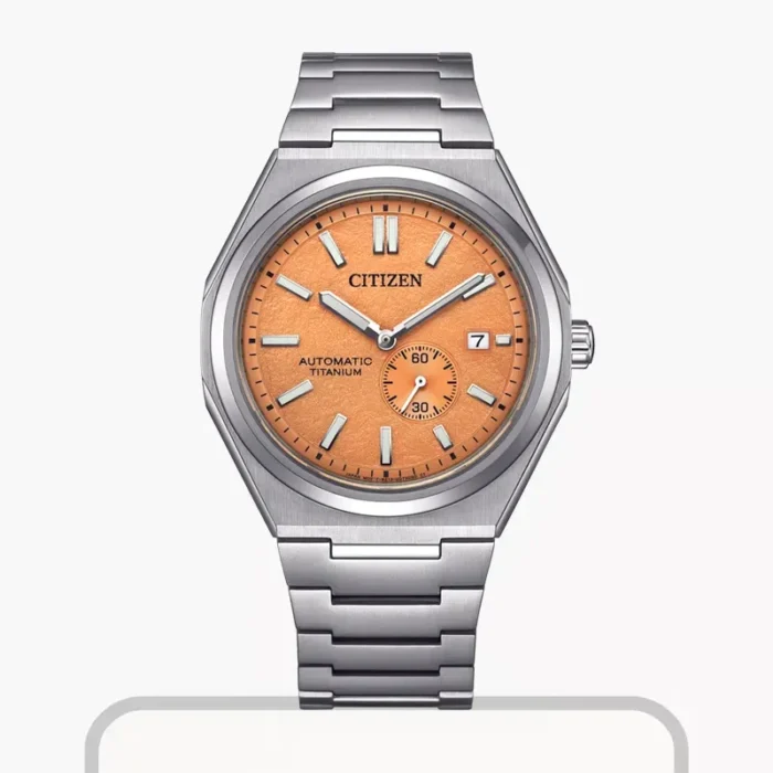 Citizen_Zenshin_NJ0180-80Z2028129.webp Citizen Zenshin Automatic NJ0180-80Z – Textured Salmon Pink Dial Automatic Men's Watch