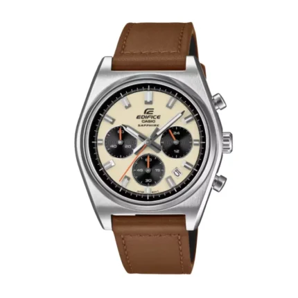 Casio Edifice Standard Chronograph EFB-730L-7AVUDF – Cream Dial Quartz Men's Watch