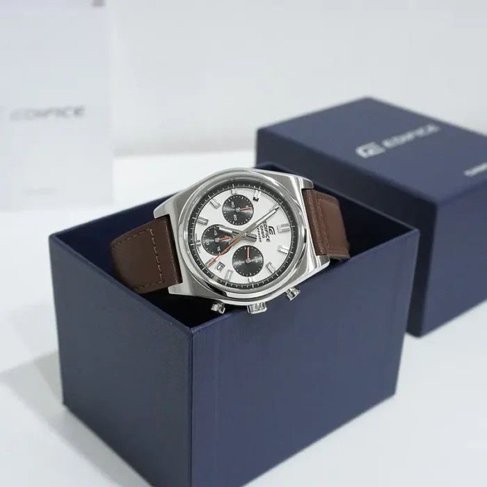 Casio Edifice Standard Chronograph EFB-730L-7AVUDF – Cream Dial Quartz Men's Watch