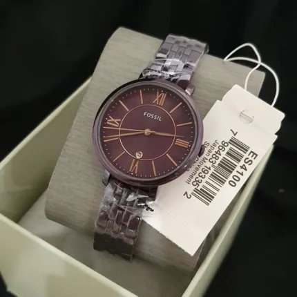 Fossil Jacqueline ES4100 – Wine Dial Quartz Women's Watch