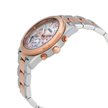 Fossil Perfect Boyfriend ES4135 – White Mother of Pearl Dial Quartz Women's Watch