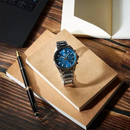 Casio Edifice Standard Chronograph EFV-650D-2AV – Blue Dial Quartz Men's Watch