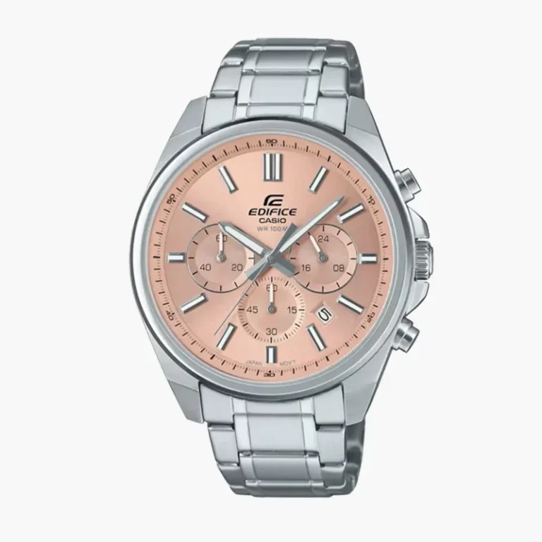 Casio Edifice Standard Chronograph EFV-650D-4AVDF – Salmon Pink Dial Dial Quartz Men's Watch