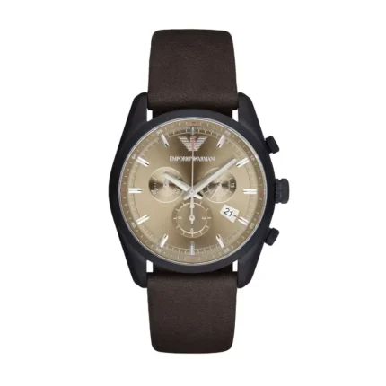 Emporio Armani Sportivo AR6078 – Biege Dial Quartz Men's Watch