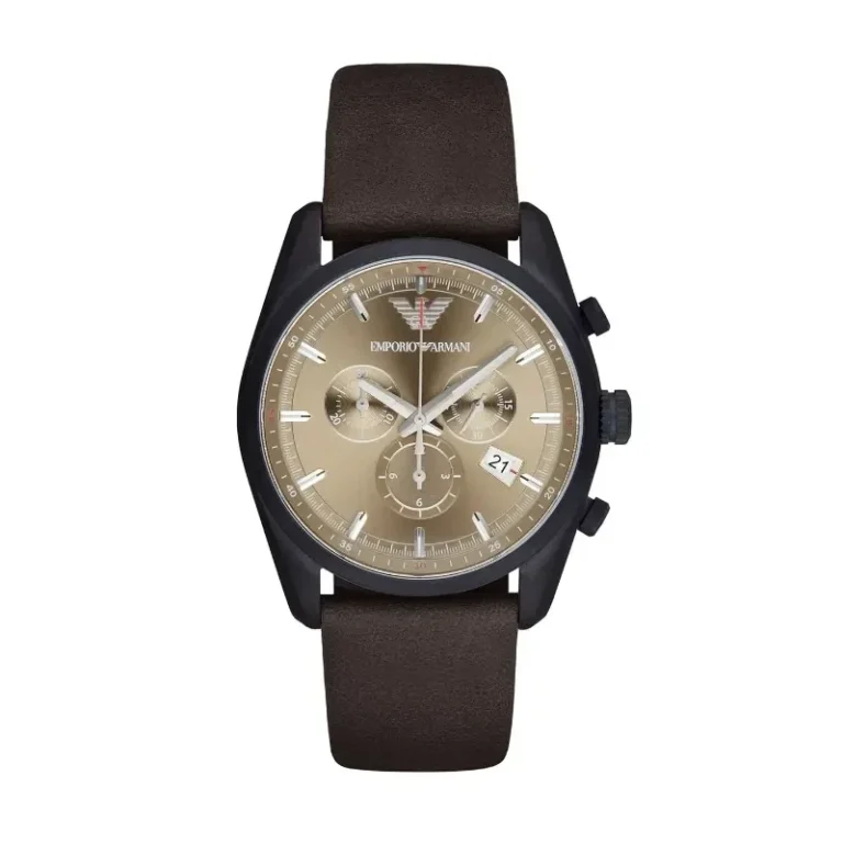 Emporio Armani Sportivo AR6078 – Biege Dial Quartz Men's Watch