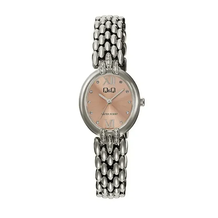 F16A-003PY_Q26Q_lADIES_wATCH2028129.webp Q&Q F16A-003PY – Mother-of-Pearl Dial Quartz Women's Watch
