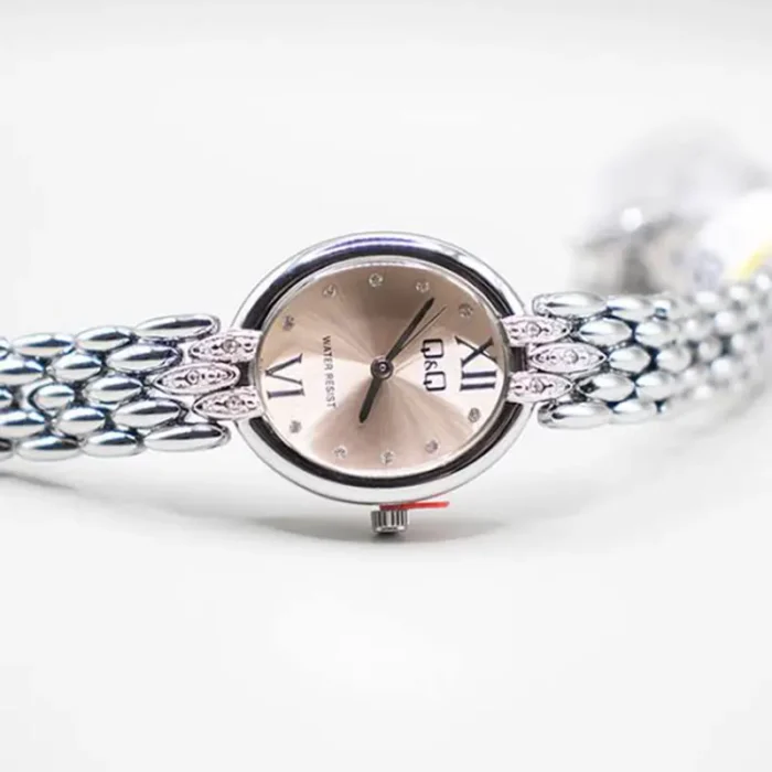 Q&Q F16A-003PY – Mother-of-Pearl Dial Quartz Women's Watch