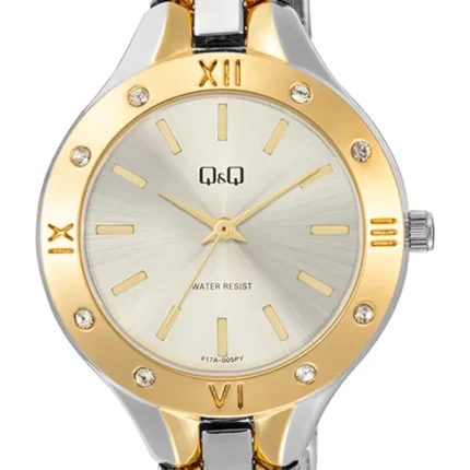 Q&Q F17A-005PY – White Dial Quartz Women's Watch