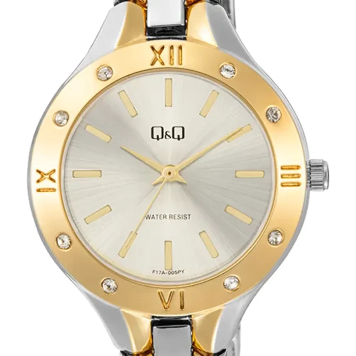 Q&Q F17A-005PY – White Dial Quartz Women's Watch