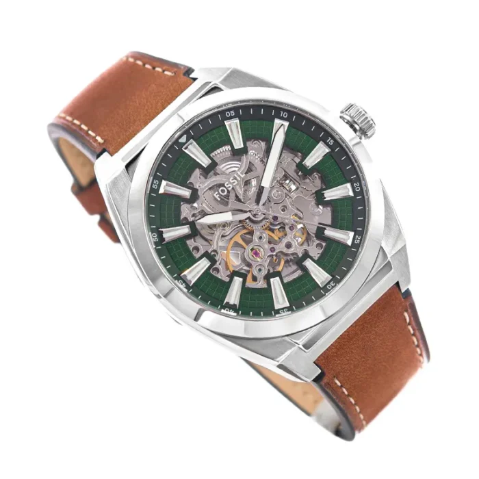 Fossil Everett ME3261 – Green (Skeleton) Dial Automatic Men's Watch