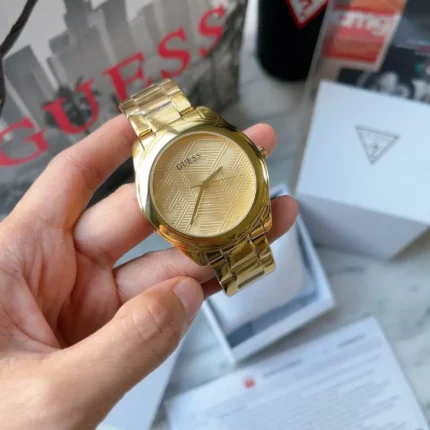 Guess Cubed GW0606L2 – Champagne Dial Quartz Women's Watch - Image 2