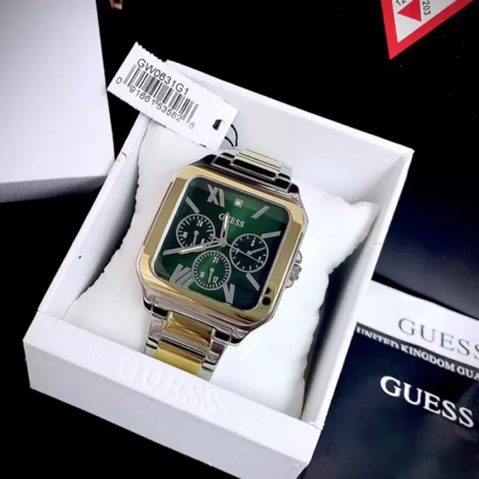 Guess Integrity GW0631G1 – Green Dial Quartz Men's Watch
