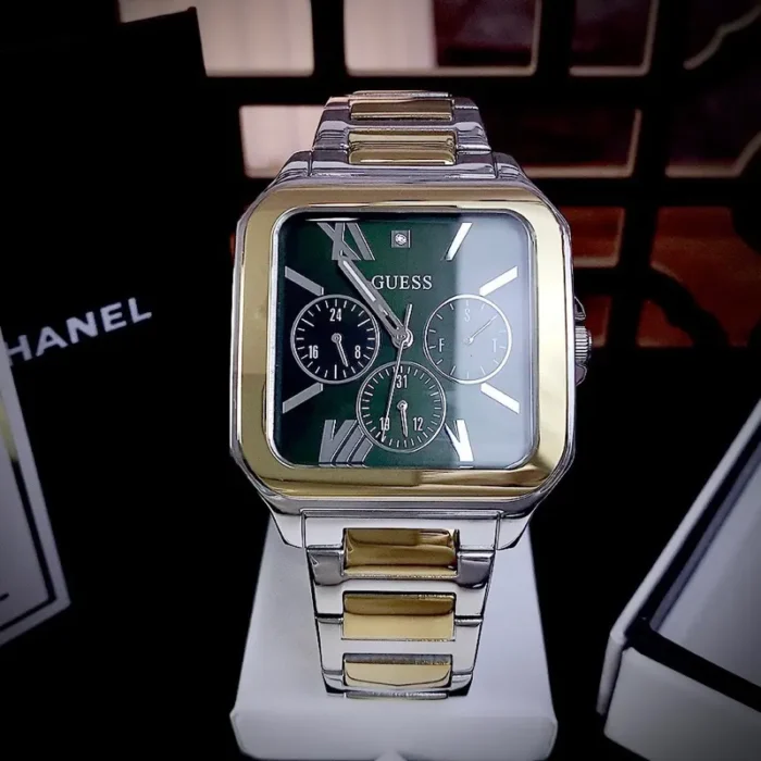 Guess Integrity GW0631G1 – Green Dial Quartz Men's Watch