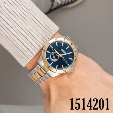 Hugo Boss Troper 1514201 – Blue Dial Automatic Men's Watch